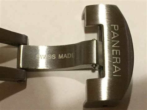 panerai deployant buckle screw|Panerai 18k parts.